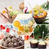 MEMOVAN 4.7 Inch Golf Cocktail Picks 100PCS Golf Theme Toothpicks