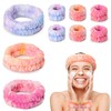 Kit KINGTLE de 9 piezas: 3 diademas de franela y