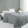 HOMBYS White Flat Sheets Oversized King 120”x120”,100% Washed Cotton Flat