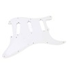 Guitar Left Hand Pickguard PVC 3 Layers Protective Decorative Guitar