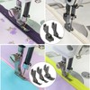 YEQIN 5Pcs Industrial Sewing Machine Zipper Cording Presser Feet for