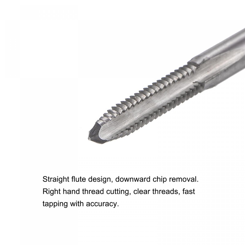 uxcell Thread Milling Taps, #6-32 UNC High Speed Steel (HSS)