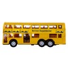 Idena 4229634 - Modellbus Berliner Doppeldecker, mit Freilauf, ca. 13