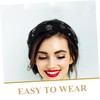 TOVINANNA Elegant Wide Knot Xmas Headband Festive Hair Accessories for