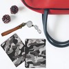 Pretimo Pass Case, Commuter Passcase, Reel, Cute, Cat, Camouflage, Black,