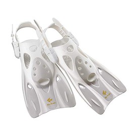 Leaf Tourer RF0106 Snorkeling Fins Strap Fins White S Size