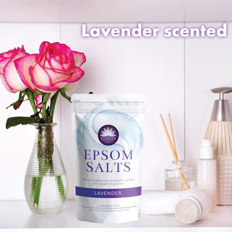 Elysium Spa Natural Lavender Epsom Salts 450G