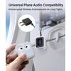 Syntech Airplane Bluetooth Transmitter Receiver with Extra Dual 3.5mm AUX
