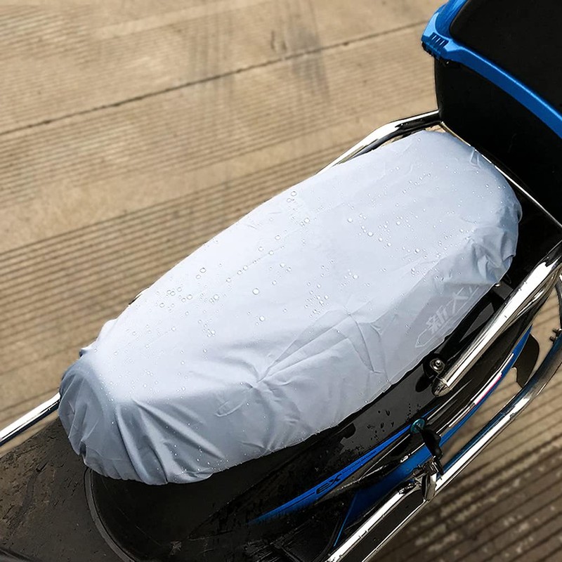 iSpchen Waterproof Motorcycle Seat Cover Oxford Fabric with PU Rain