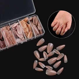Nail art soft 5 types of color mix nail tips 140p set of 4 types - WFHTRIJ color mix nail tips - 28 / 네일아트 말랑말랑 5종 컬러믹스 네일팁 140p세트 4종-WFHTRIJ 컬러믹스 네일팁 - 28