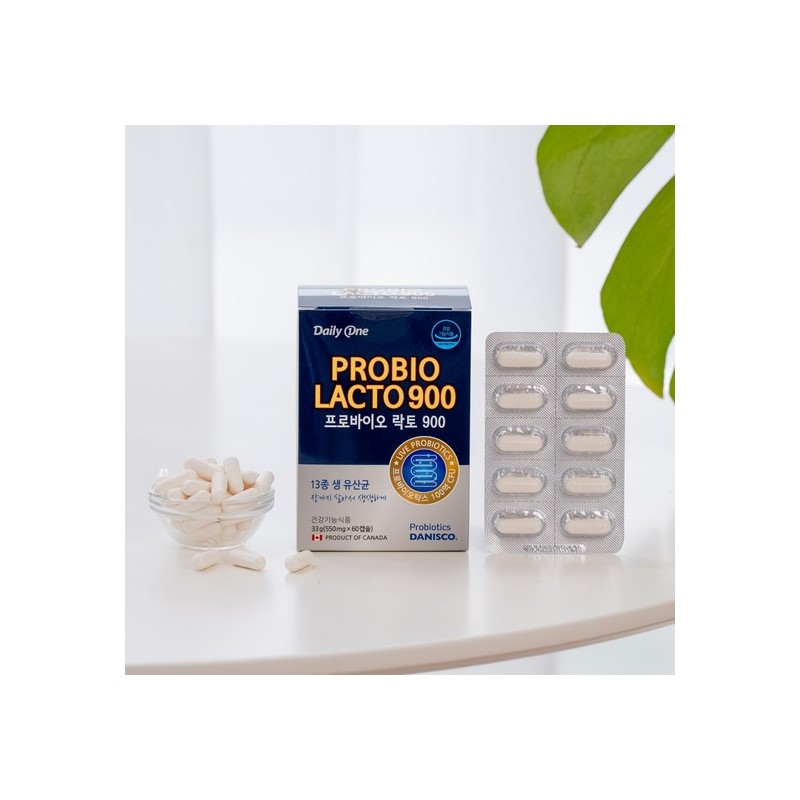 Daily One Probiolacto 900 Probiotics 10 Billion CFU Guaranteed Strain,