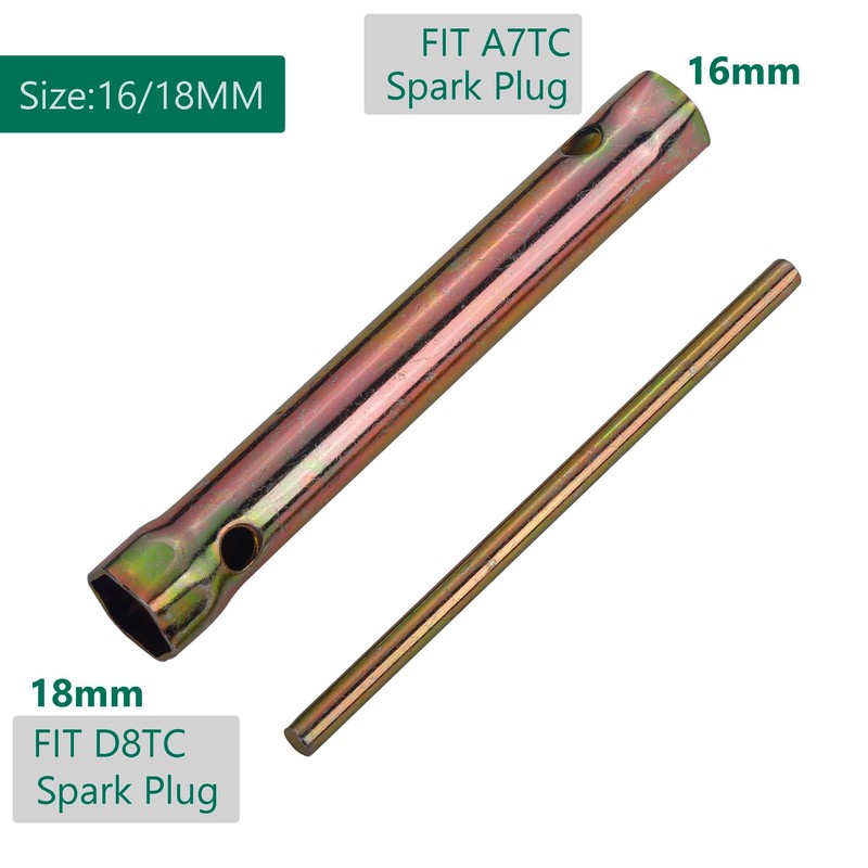 WINTOWIN 18-16MM Motorcycle Ignition Spark Plug Spanner Wrench Socket Tool