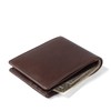 Leatherology Premium Mahogany Thin Bifold Wallet - 6 credit card
