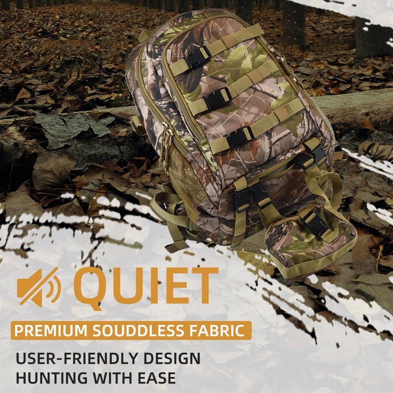 AUMTISC Hunting Bag Backpacks for Men with Rifle Holder, 40L