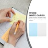 CAXUSD 200sheets Blank Paperboard Cards Note Index Cards for Study