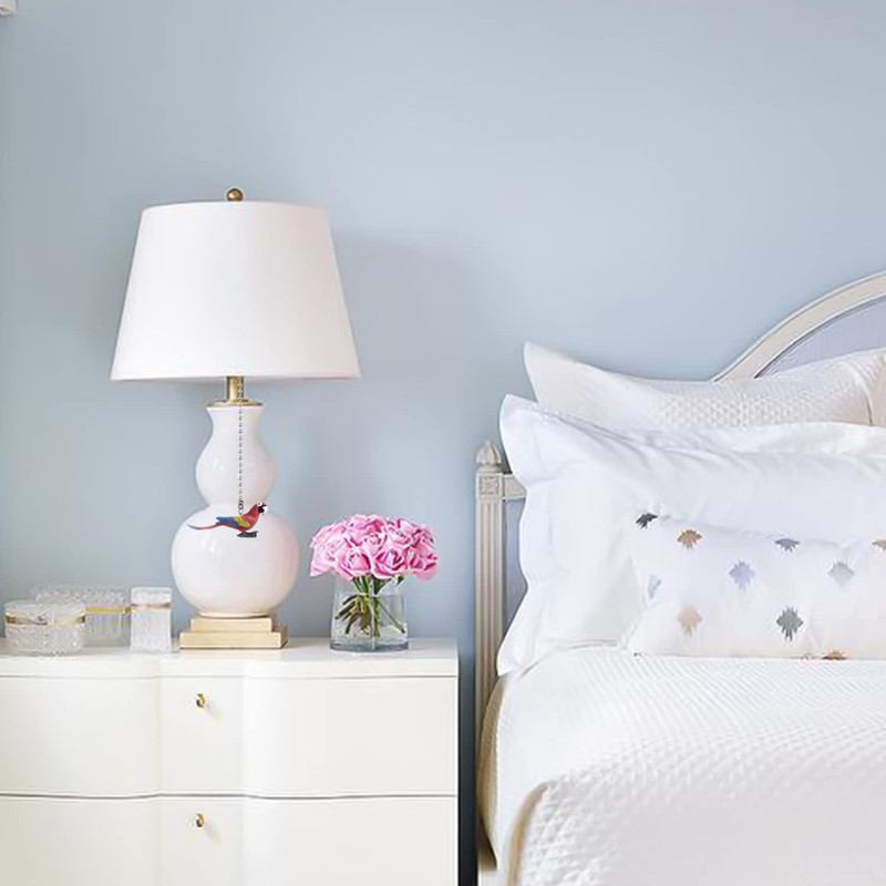 Dotlite Parrot Ceiling Fan Pull Chain,12in Vivid Bird Fan String