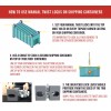 Unbranded Shipping Container Manual Stacking Double Twist Lock Sea Can