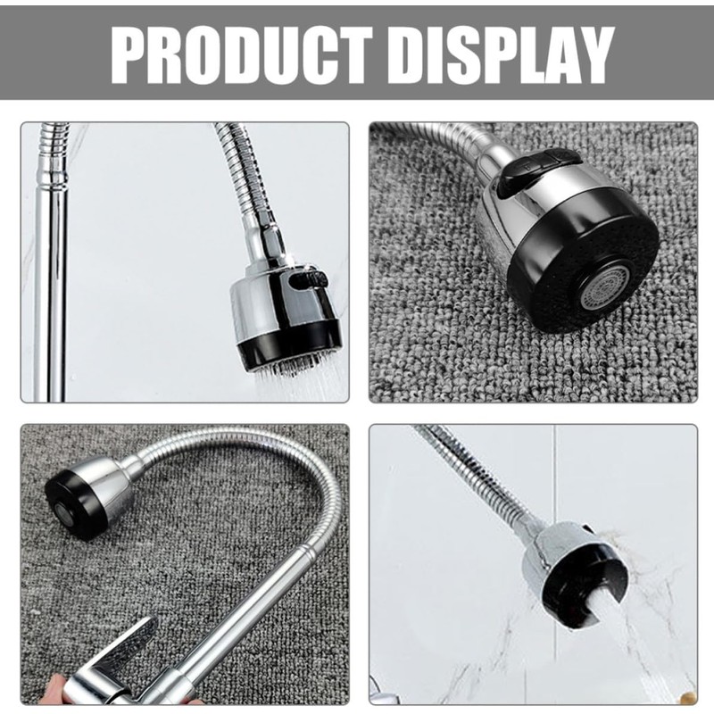 Aireador de Grifo de Cocina Rotativo 360 Grados, Filtrado