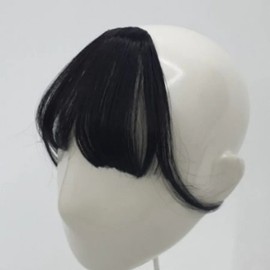 Haircut see-through bangs partial wig black (WFHGZKJ) / 헤어컷 시스루뱅 앞머리 부분가발 블랙 (WFHGZKJ)
