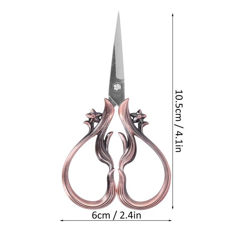 Retro Scissor Stainless Steel Craft Embroidery DIY Needle Art Work