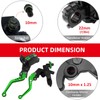 JAVIK Updated Universal Bike Brake Master Cylinder Clutch Lever Set