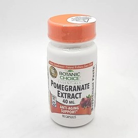 Botanic Choice Pomegranate Extract 40mg Anti-Aging Support | 90 Capsules SEALED