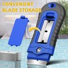 DIYSELF 1 Pack Razor Blade Scraper, Glass Scraper with Extra