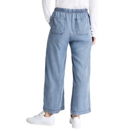 Splendid Ladies' Wide Leg Tencel Pants (US, Alpha, XX-Large, Regular, Regular, Blue)