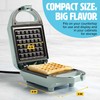 Tasty Mini Nonstick Waffle Maker, Perfect for Individual Waffles, Hash