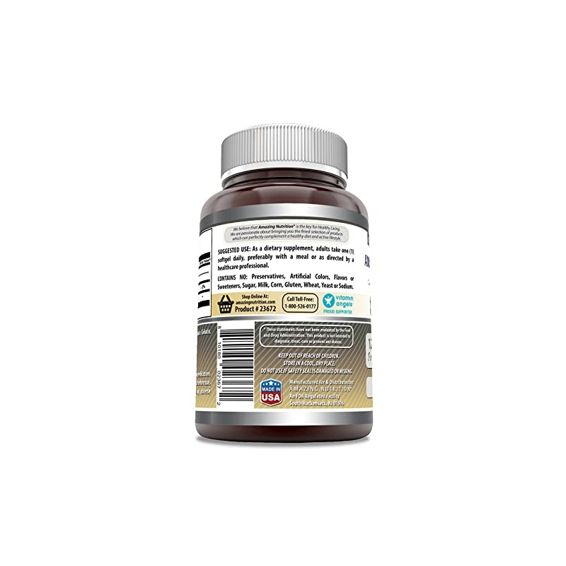 Amazing Nutrition Lecithin 1200mg 240 Softgels by Amazing Nutrition