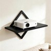 DAWASAPAT Projector Shelf for Wall Mount, 14.97" x 7.87" Floating