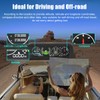 Car Inclinometer for Off-Road Driving Digital GPS Speedometer HUD, Multi-Functional