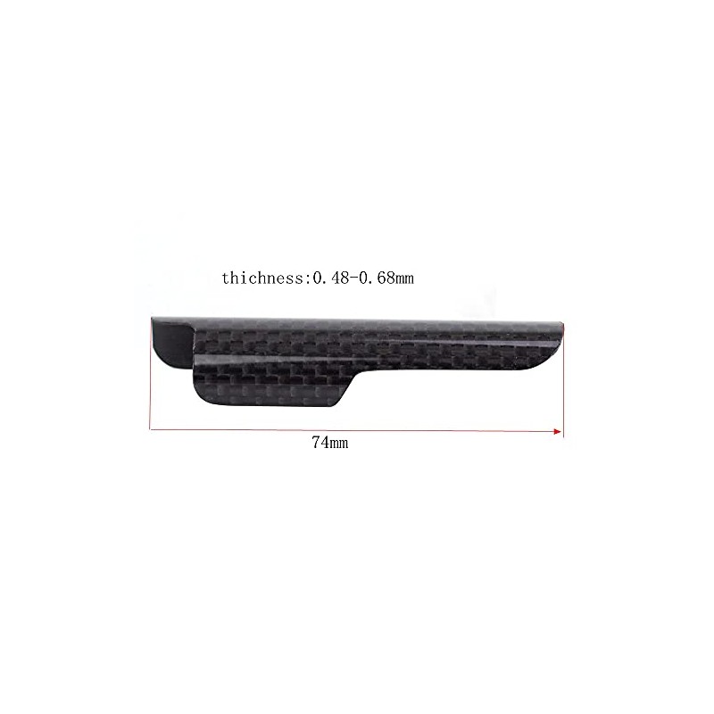 Aceoffix Carbon Fiber Chain Stay Guard Rear Triangle Frame Protector
