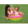Intex Sunset Glow Baby Pool Inflatable 3 Ring Soft Base