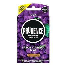 Preservativo Prudence Uva 3 Pz