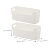 iplusmile 2pcs Multi-Functional Storage Box Set Wall Mount Desktop Organizer