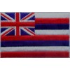 Unbranded Hawaii USA State Flag Embroidered Patches 3"x2" iron-on