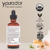 PURA D'OR 4 Oz Organic Castor Oil – Pure Cold-Pressed,