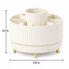 Rotating Makeup Organizer for Daily Beauty Storage – Easy-Access Plastic