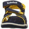 Timberland Adventure Seeker Two-Strap Sandal (Toddler/Little Kid),Navy/Yellow,5 M US Toddler