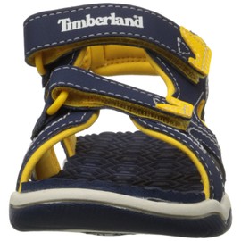 Timberland Adventure Seeker Two-Strap Sandal (Toddler/Little Kid),Navy/Yellow,5 M US Toddler