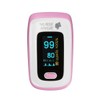 CUSTOM　カスタム　酸素飽和度メータ　パピッとパルスオキシメータ　（パールピンク）　PLS-01P
