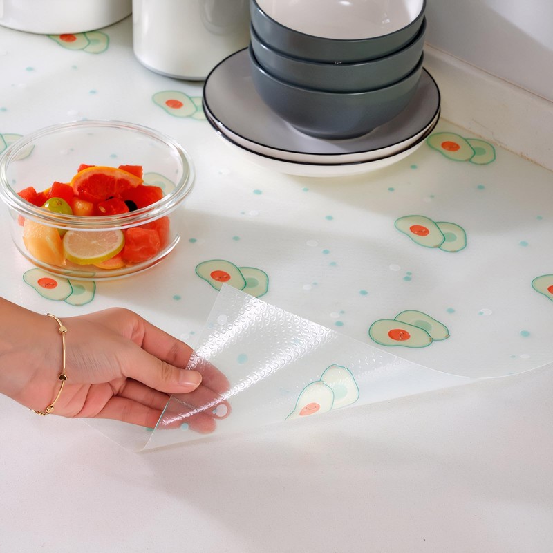 Pack of 8 DIY Cut to Size Fridge Mat, Antibacterial