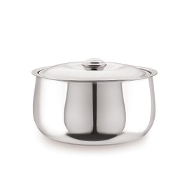 Stainless Steel Casserole and HotPot Set - Double-Walled, Insulated Casserole Hot case(2000 ml/2.11 QT)