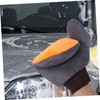 Mikinona 2pcs Dual Sided Car Wash Mitts Fleece Cleaning Gloves