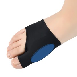 Bunion Sleeve with Bunion Relief Pads Bunion Protectors for Women Men DYKOOK 2Pack Bunion Sock with Bunion Care Gel Foot Cushion,Bunion Cushion Toe Brace Prevent Corn,Calluse,Blister (Black & S)