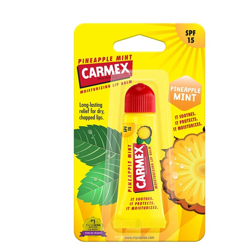 Carmex Slip Balm Tube Type Pineapple Mint (SPF15) Set of