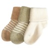 Fibre For Good Terry Socks 3pk - Striped, M