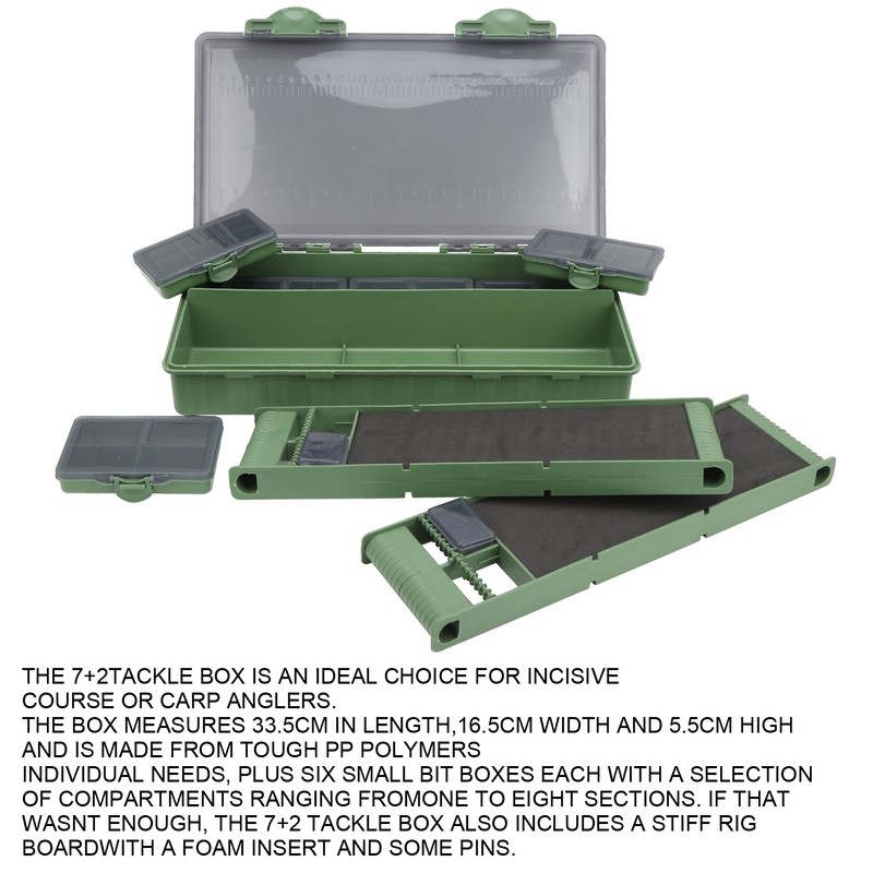 Fishing Lure Tackle Hook Storage Box Container Case Organizer Outdoor