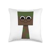 Mr. Mine from Sprunki! Throw Pillow